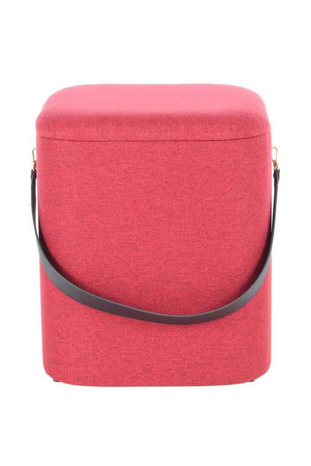 SADA TABURETŮ,  - černá/červená, Basics, textil/plast (29,5+35,5cm)