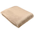 DECKE EMMA 140/190 cm  - Taupe, Basics, Textil (140/190cm) - Novel