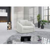 SESSEL in Mikrofaser Weiß  - Schwarz/Weiß, MODERN, Kunststoff/Textil (116/88/104cm) - Sit & More