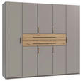 KLEIDERSCHRANK  in Sahara, Eiche Artisan  - Eiche Artisan/Sahara, Design, Holzwerkstoff (225/208/65cm) - Carryhome