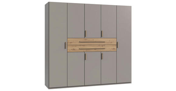 KLEIDERSCHRANK  in Sahara, Eiche Artisan  - Eiche Artisan/Sahara, Design, Holzwerkstoff (225/208/65cm) - Carryhome