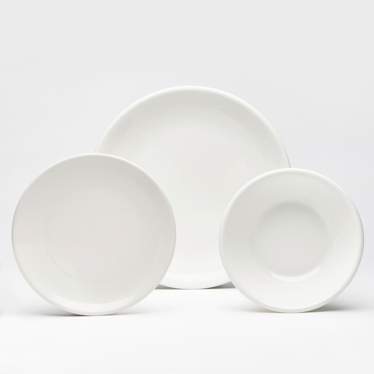 KOMBISERVICE Weiß Pure 24-teilig 6 Personen  - Weiß, Basics, Keramik - Van Well