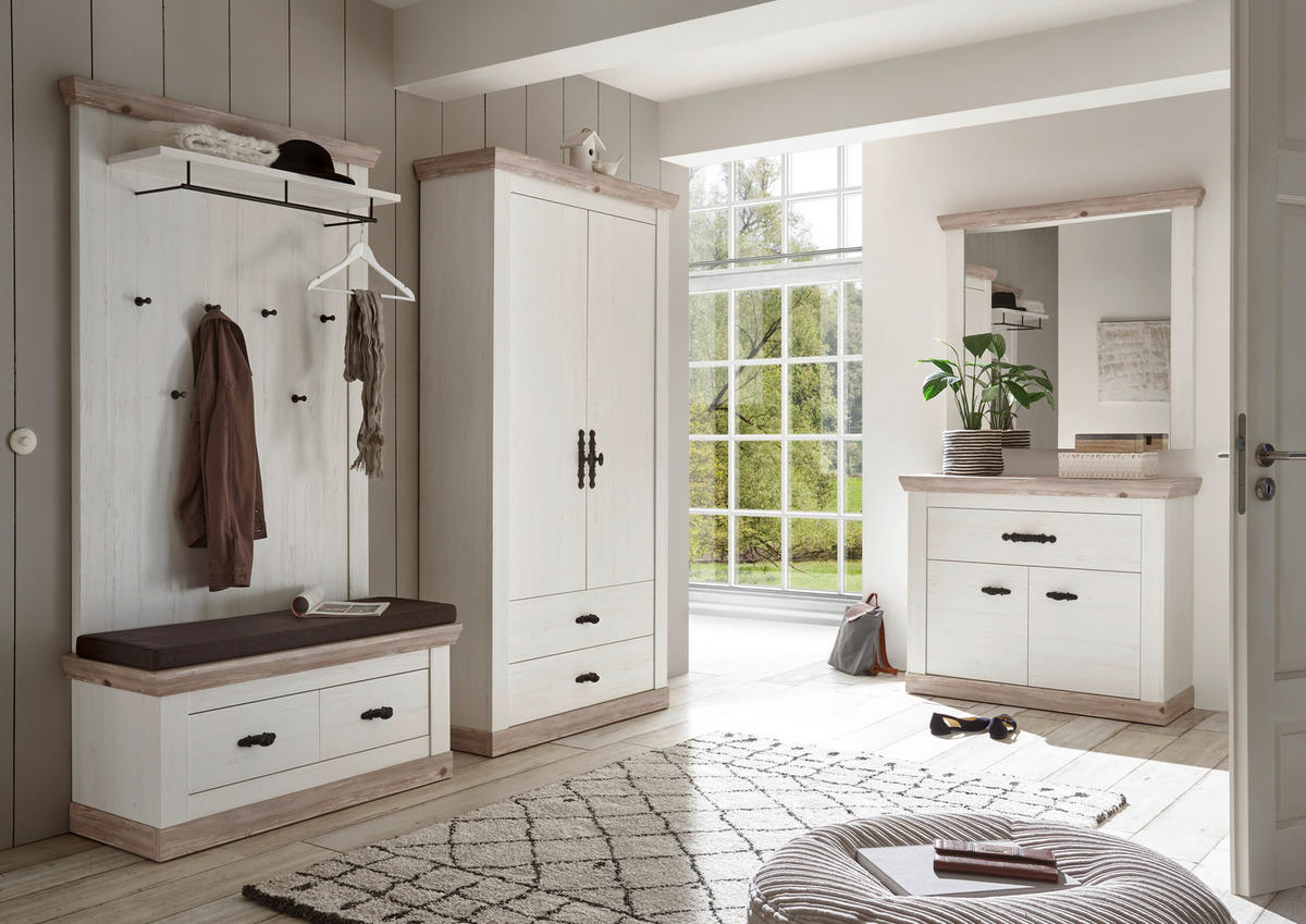 GARDEROBE 5-teilig  in 341/201/45 cm  - Design, Holzwerkstoff (341/201/45cm) - MID.YOU