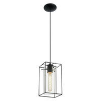 LUSTRĂ 15/15/110 cm  - negru, Basics, sticlă/metal (15/15/110cm)