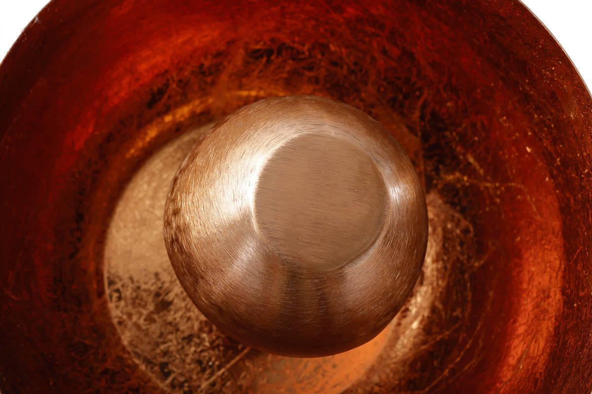HÄNGLAMPA 20,5/20,5/22,5 cm  - röd/kopparfärgad, Trend, metall (20,5/20,5/22,5cm) - Kayoom