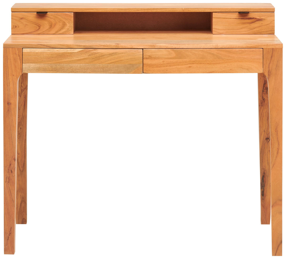 SEKRETÄR in Holz 100/45/86 cm  - Schwarz/Naturfarben, Modern, Holz/Metall (100/45/86cm) - MID.YOU