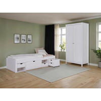 EINZELZIMMER Weiß  - Naturfarben/Weiß, MODERN, Holz - MID.YOU