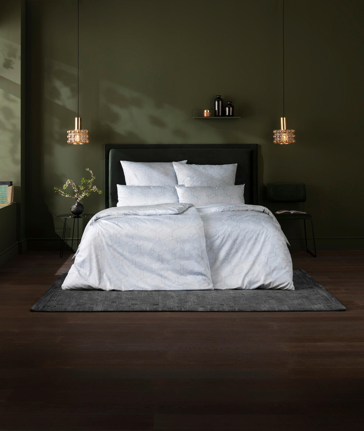 BETTWÄSCHE 3-teilig Guido Makosatin 135/200 cm  - Blau, Design, Textil (135/200cm) - Estella