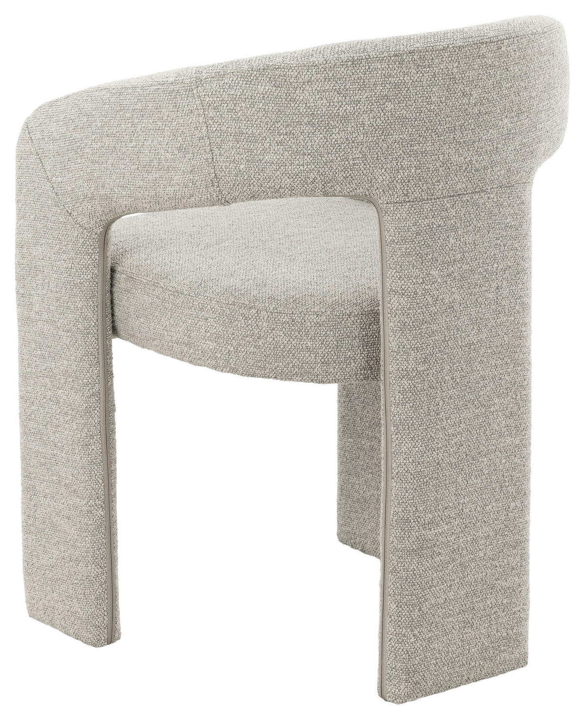 ARMLEHNSTUHL  inklusive Armlehnen Webstoff  Beige  - Beige, Design, Textil/Metall (58/81/61cm) - Niels Andersson