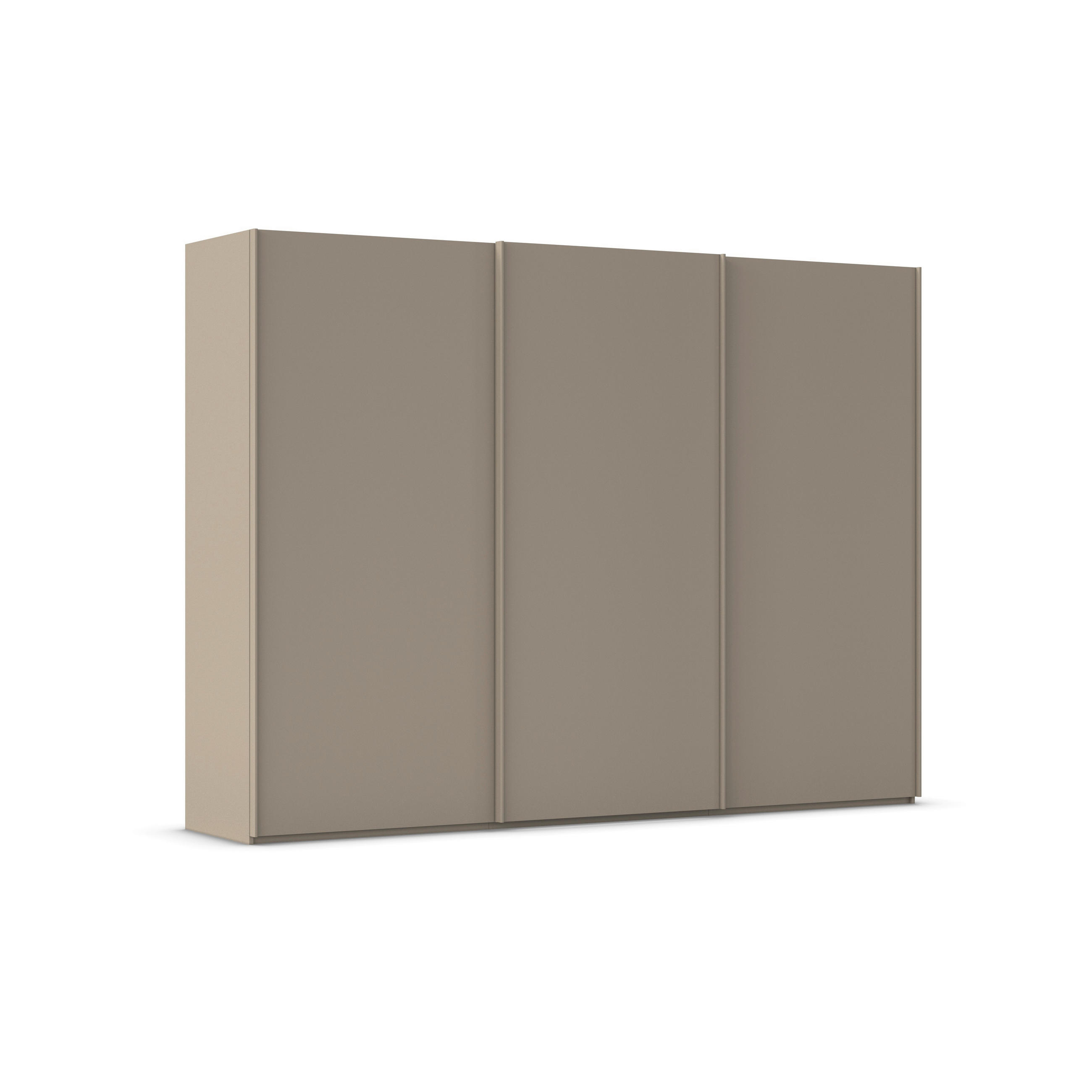 SCHWEBETÜRENSCHRANK 301/223/69 cm,  in Fango, 3 Tür(en)  - Fango, Basics, Holzwerkstoff/Metall (301/223/69cm) - Rauch Möbel
