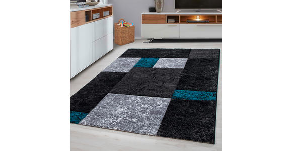 FLACHWEBETEPPICH 240/340 cm Hawaii Türkis  - Türkis, Design, Textil (240/340cm) - Novel