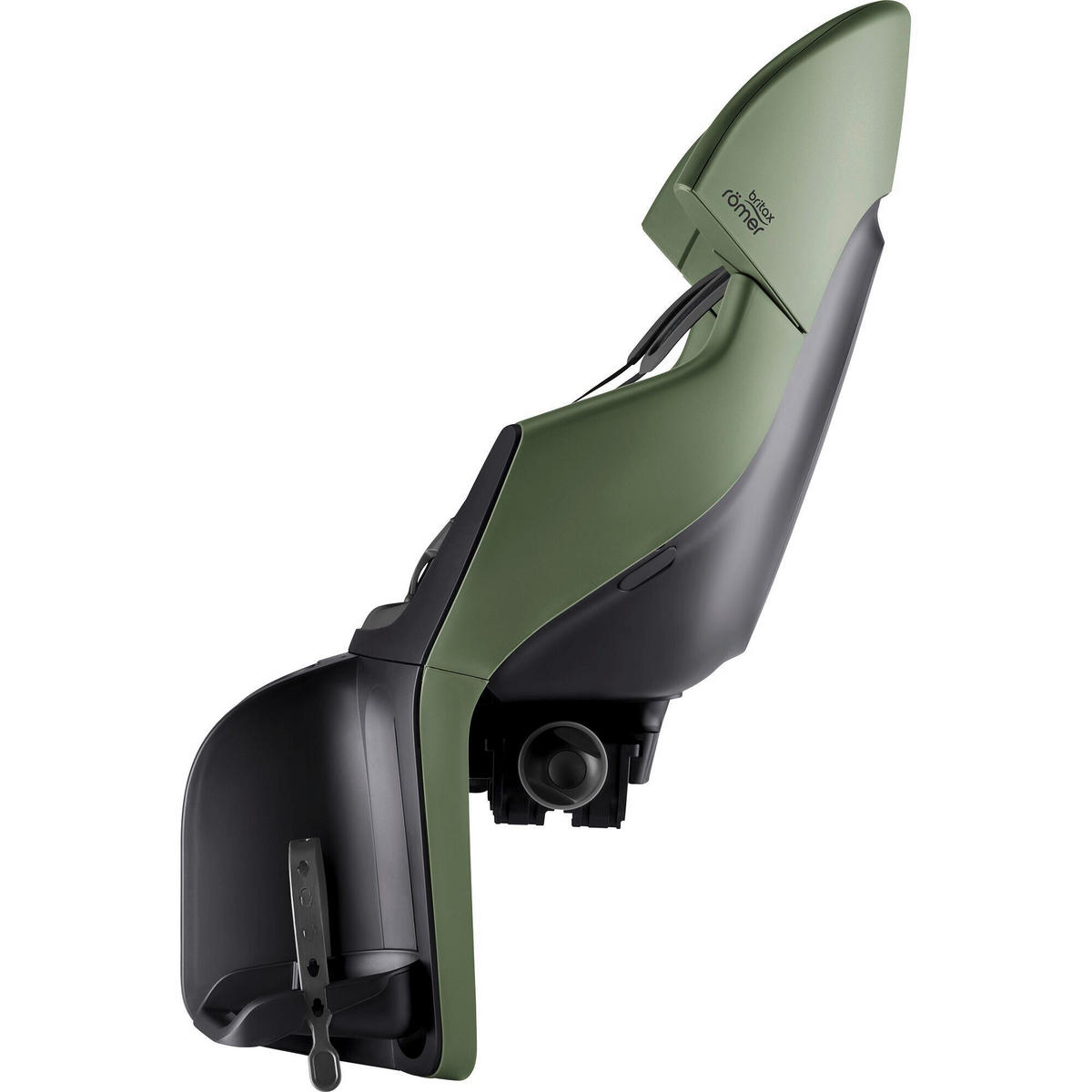 FAHRRADKINDERSITZ - Graublau/Olivgrün, Basics, Kunststoff/Textil (44/79/39,5cm) - Britax Römer
