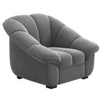 SESSEL in Chenille Anthrazit  - Anthrazit/Schwarz, KONVENTIONELL, Kunststoff/Textil (110/88/104cm) - Welnova