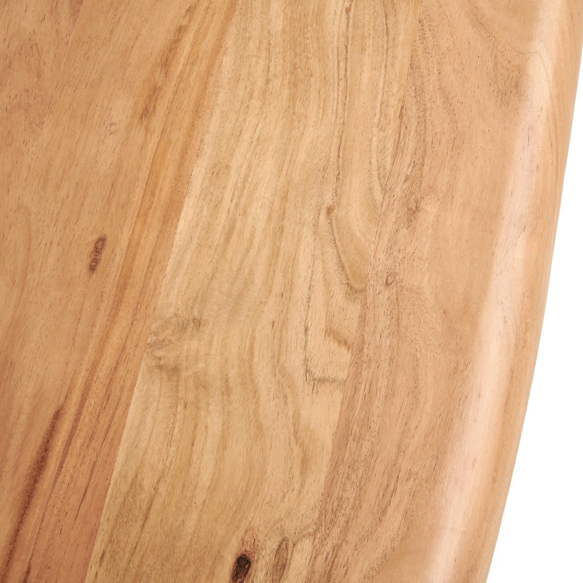 ESSTISCH in Holz, Metall  - Schwarz/Akaziefarben, MODERN, Holz/Metall (200/76/100cm) - Livetastic