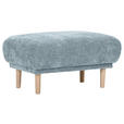 HOCKER Flachgewebe Blau  - Blau, KONVENTIONELL, Holz/Textil (88/49/62cm) - Carryhome