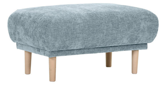 HOCKER Flachgewebe Blau - Blau, KONVENTIONELL, Holz/Textil (88/49/62cm) - Carryhome