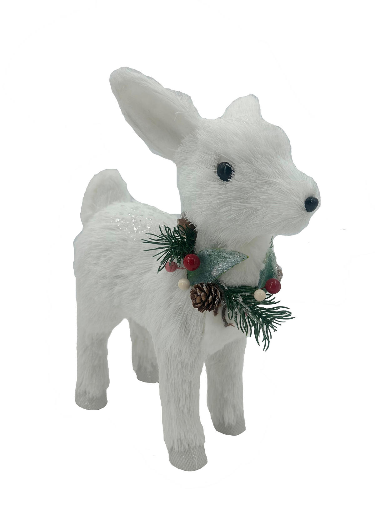 DEKOREH - Weiss, Lifestyle, Naturmaterialien/Kunststoff (26/14/30cm) - X-Mas