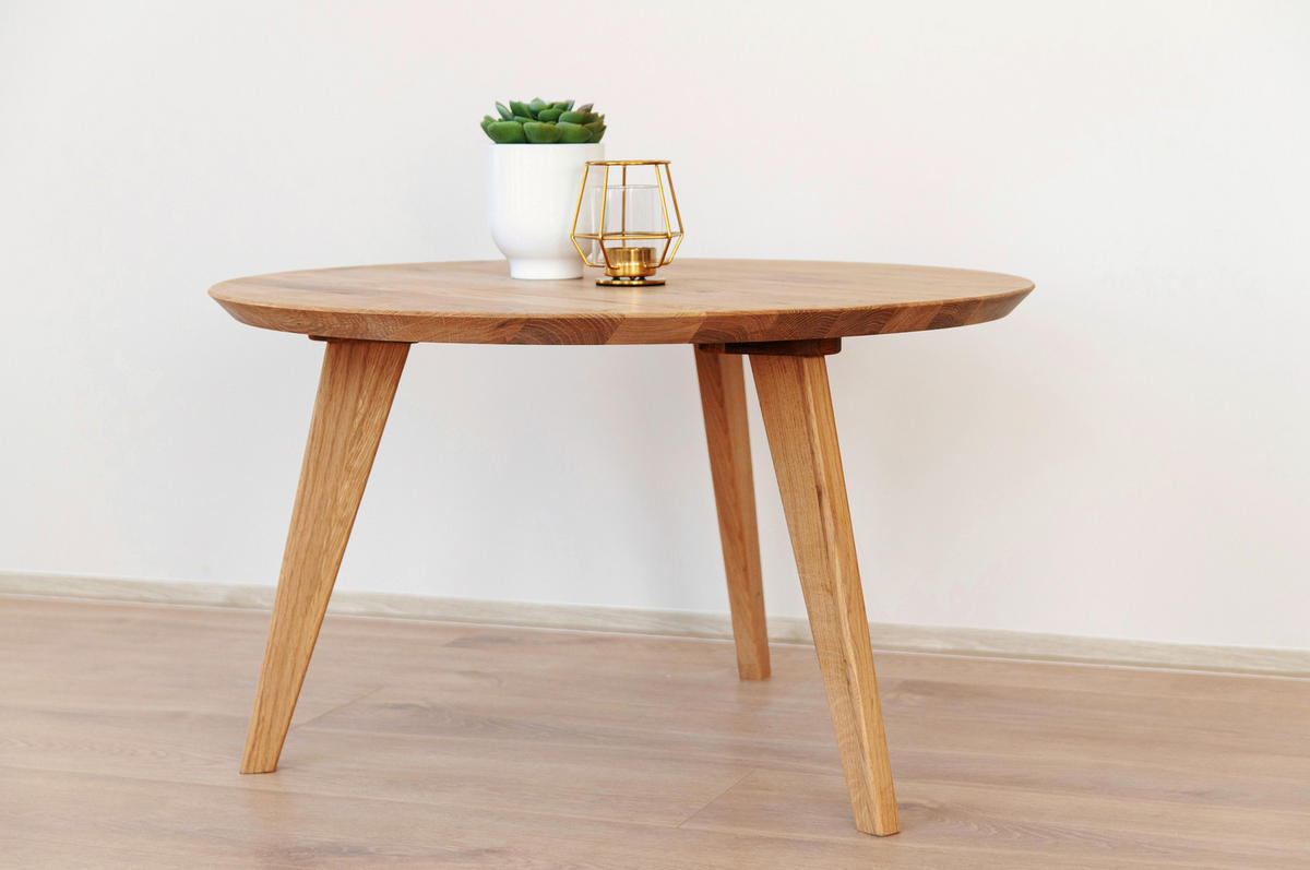 COUCHTISCH Holz 70/70/42 cm  - Eichefarben, Design, Holz (70/70/42cm) - Livetastic