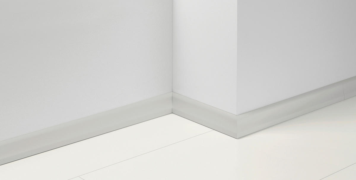 SOCKELLEISTE - Weiß/Grau, Basics, Holz (220/1,95/6,0cm) - Parador