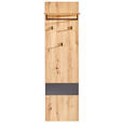 GARDEROBE 4-teilig  in 180/198/38 cm  - Anthrazit/Eiche Artisan, KONVENTIONELL, Holzwerkstoff (180/198/38cm) - Carryhome