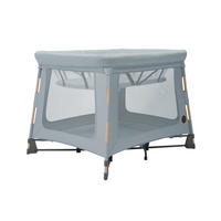 REISEBETT Swift Grau  - Grau, Basics, Kunststoff/Metall (106/76/86cm) - Maxi-Cosi