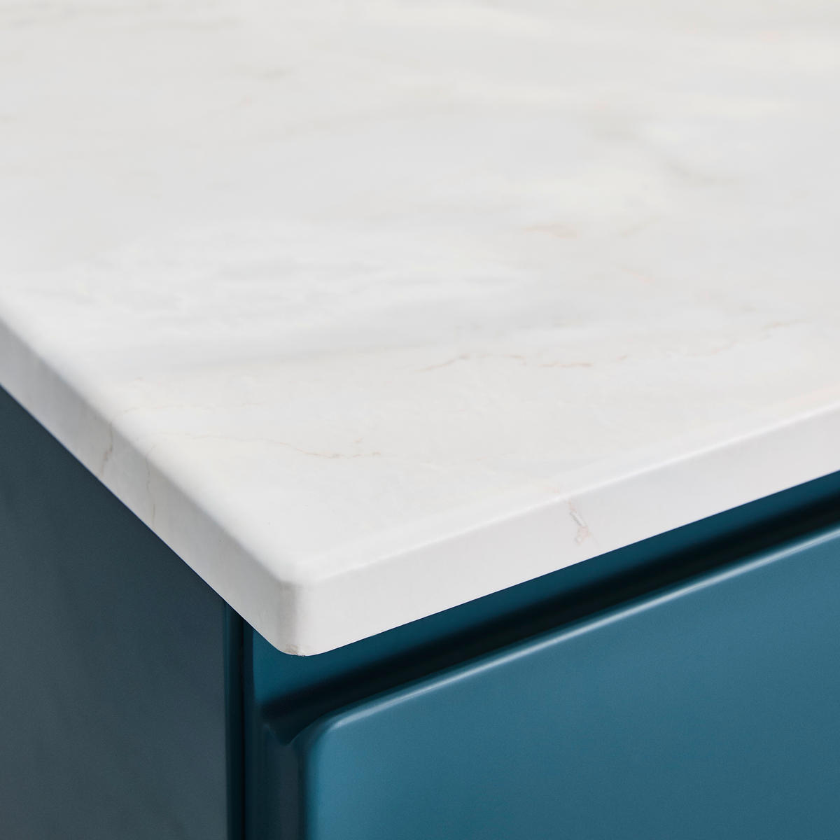 WASCHBECKENUNTERSCHRANK 90/55/47 cm  - Weiss/Dunkelblau, Modern, Holzwerkstoff (90/55/47cm) - Welnova