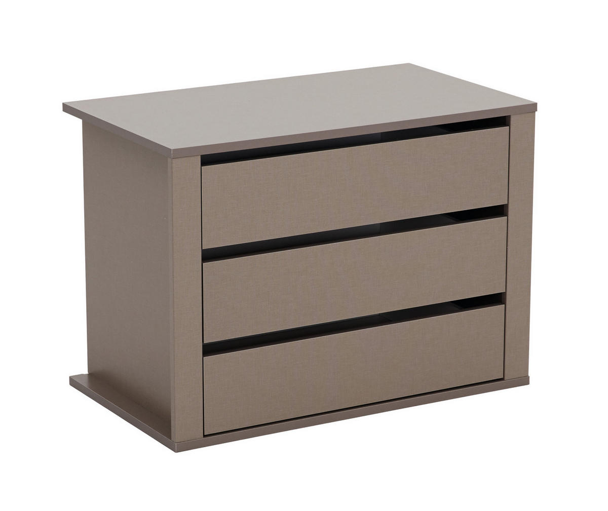 ZÁSUVKOVÝ DIEL, bahenná hnedá, 75/54/47 cm - bahenná hnedá, Konventionell, kompozitné drevo (75/54/47cm) - Carryhome