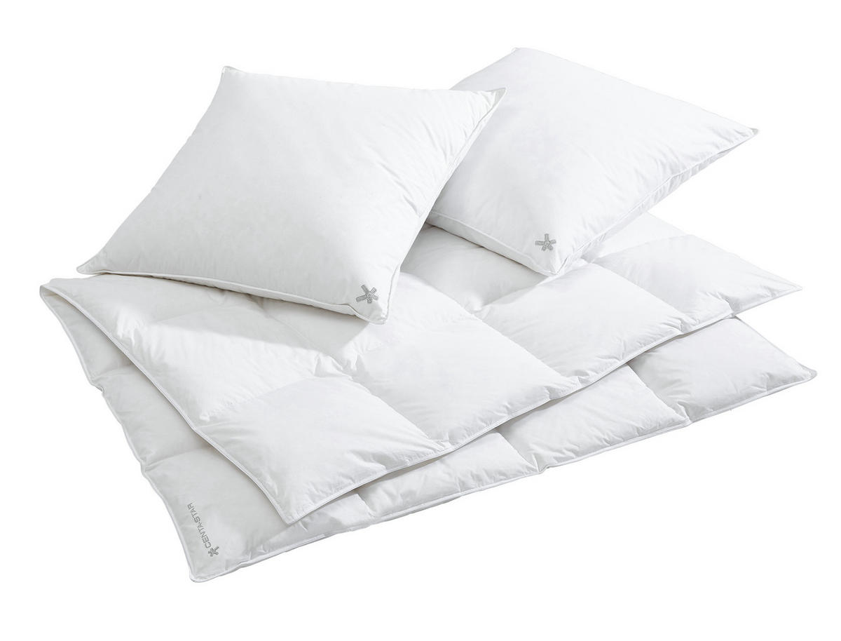 DAUNENDECKE  Silence  135/200 cm   - Weiß, LIFESTYLE, Textil (135/200cm) - Centa-Star