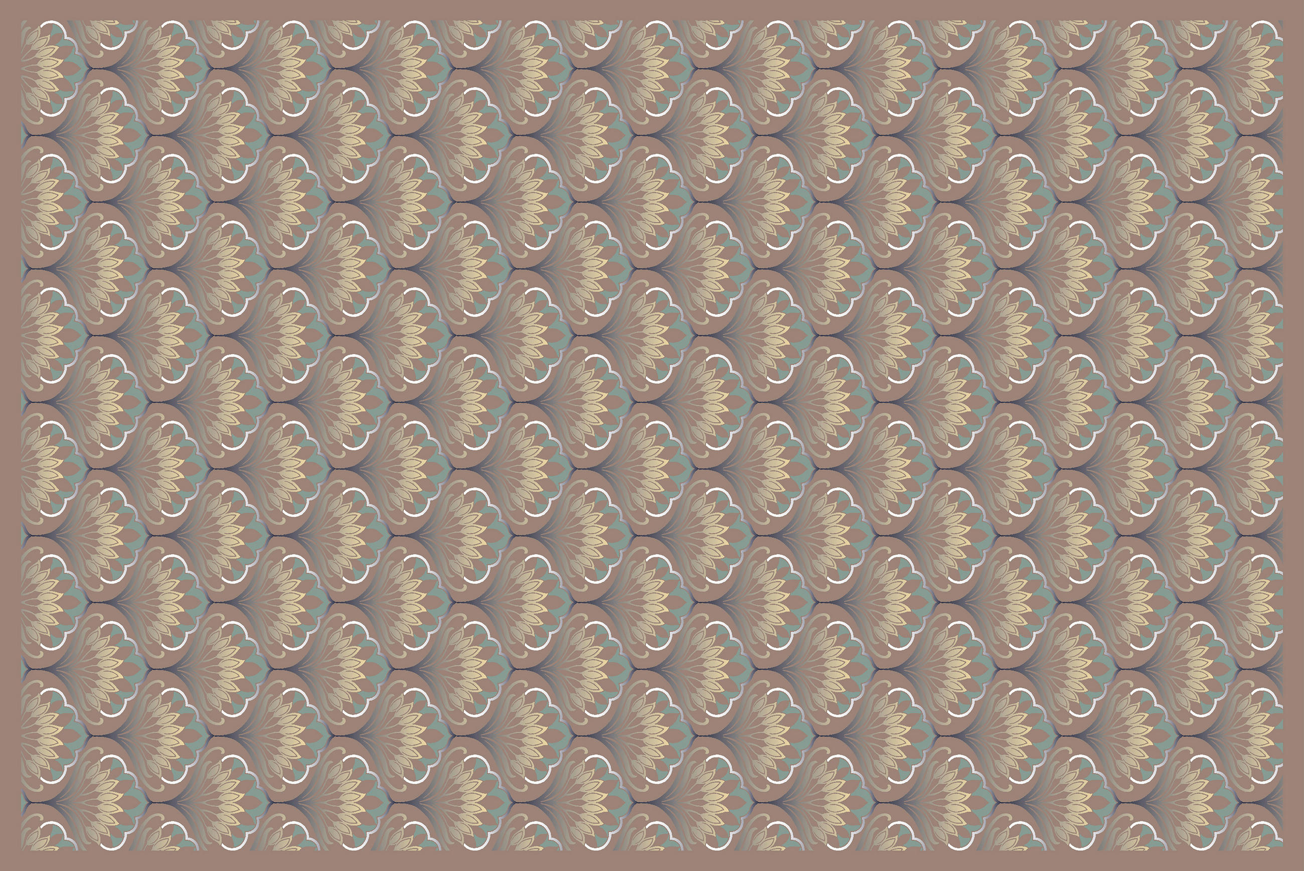 VINYL TEPPICH 90/60 cm Braun  - Braun, LIFESTYLE, Kunststoff (90/60cm)