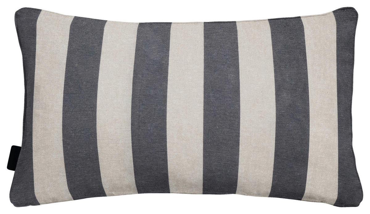 ZIERKISSEN  - Creme/Grau, Basics, Textil (50/50/10cm)