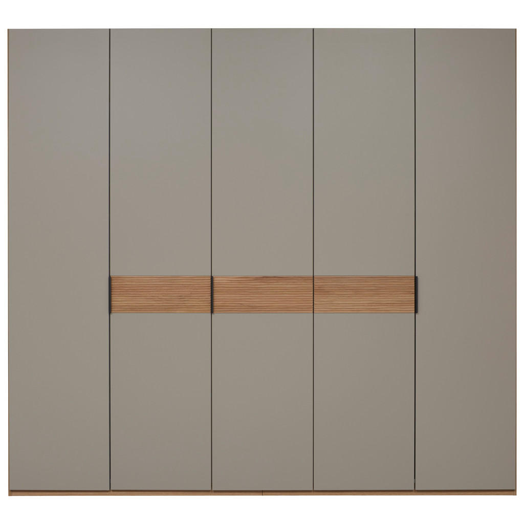 Thumbnail - Dieter Knoll Drehtürenschrank Tosca, Taupe, Eiche, Holzwerkstoff, furniert, 6 Fächer, 149.6x229.4x59.5 cm, Schlafzimmer,...