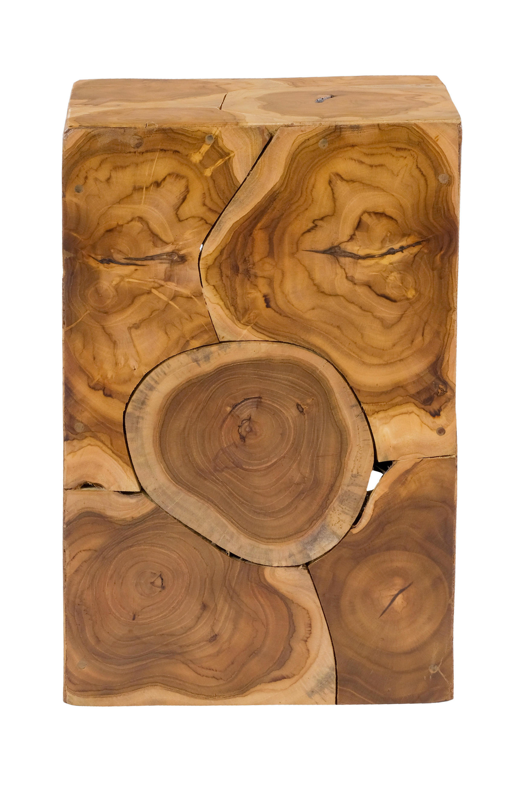 SIDOBORD i trä  - naturfärgad, Natur, trä (30/45/30cm) - Kayoom
