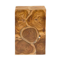 SIDOBORD i trä  - naturfärgad, Natur, trä (30/45/30cm) - Kayoom