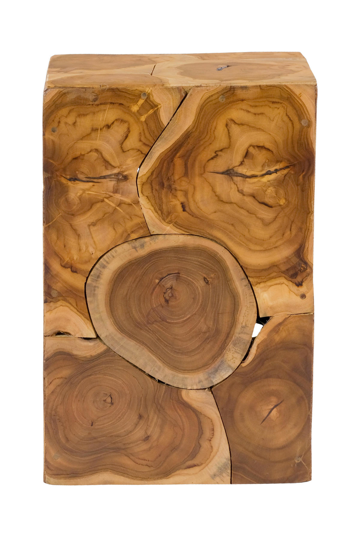 SIDOBORD i trä  - naturfärgad, Natur, trä (30/45/30cm) - Kayoom