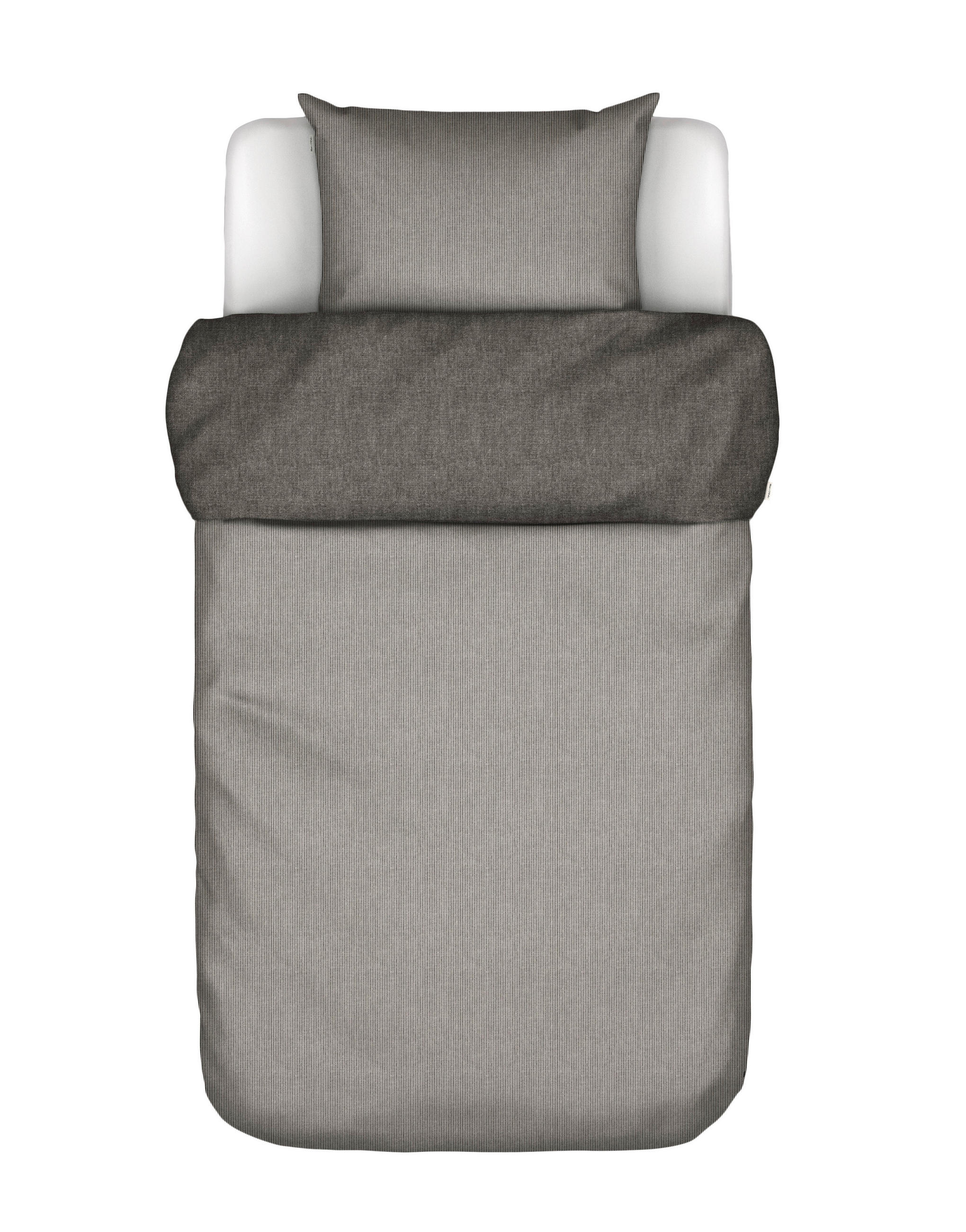 BETTWÄSCHE OLIF Flanell 200/200 cm  - Anthrazit, KONVENTIONELL, Textil (200/200cm) - Marc O'Polo