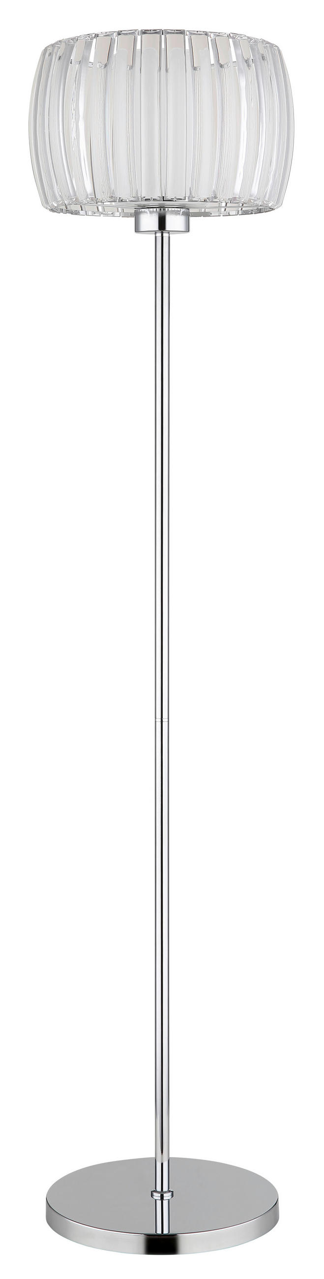 STEHLEUCHTE 32,5/150 cm    - Klar/Opal, Design, Glas/Kunststoff (32,5/150cm) - Globo