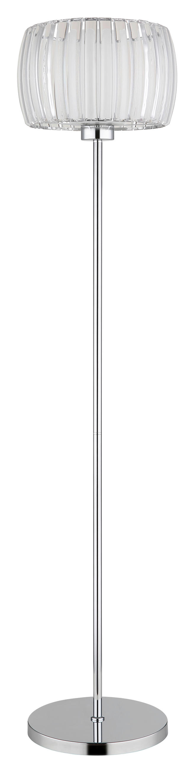 STEHLEUCHTE 32,5/150 cm    - Klar/Opal, Design, Glas/Kunststoff (32,5/150cm) - Globo