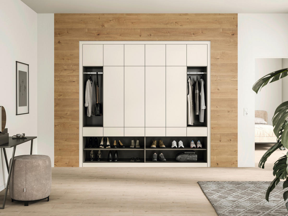 DECOWALL LOVELAND EICHE 3 Stück  - Eichefarben, Design, Naturmaterialien (125/66/1.2cm) - Egger Holzwerkstoffe