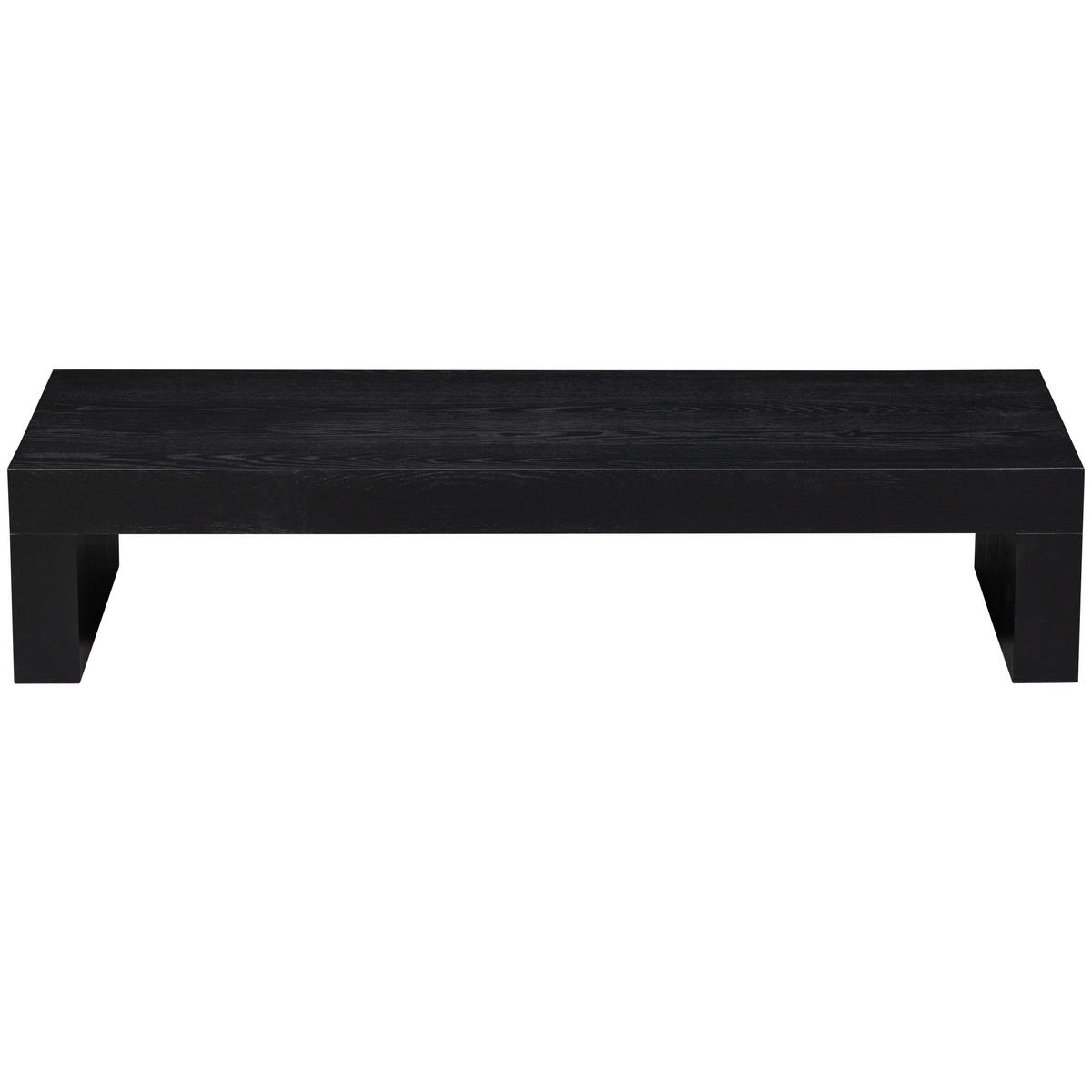 COUCHTISCH Marte 120/50/25 cm rechteckig Schwarz  - Schwarz, Design, Holzwerkstoff (120/50/25cm) - Livetastic