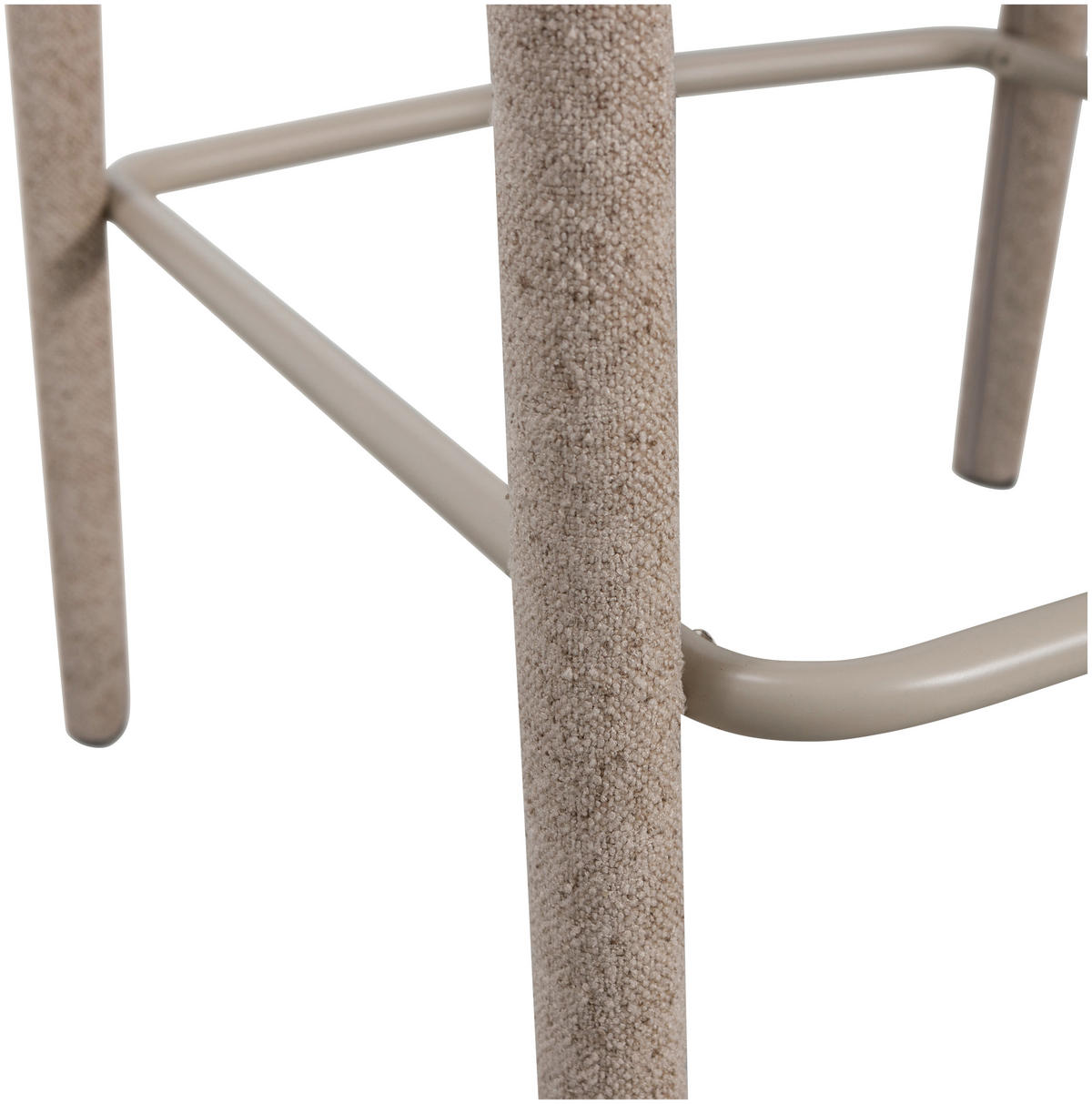 BARHOCKER Webstoff Sandfarben  - Sandfarben, MODERN, Textil (48/95/52cm) - Livetastic