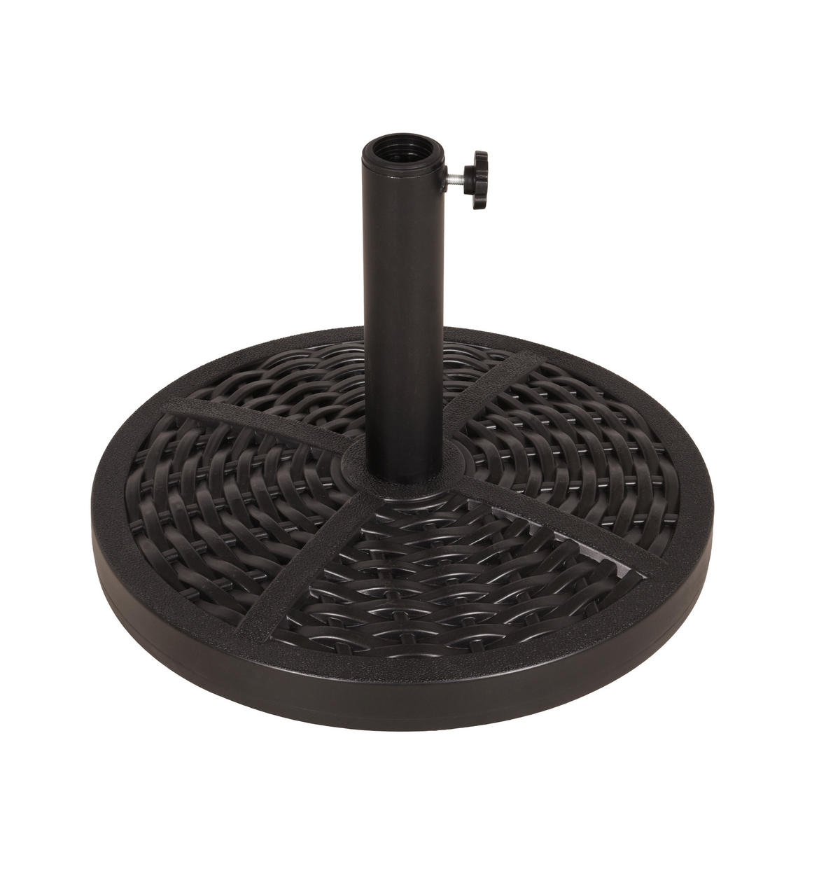 SCHIRMSTÄNDER Metall, Kunststoff Schwarz  - Schwarz, MODERN, Kunststoff/Metall (45,5/32,2/45,5cm) - Gardenson