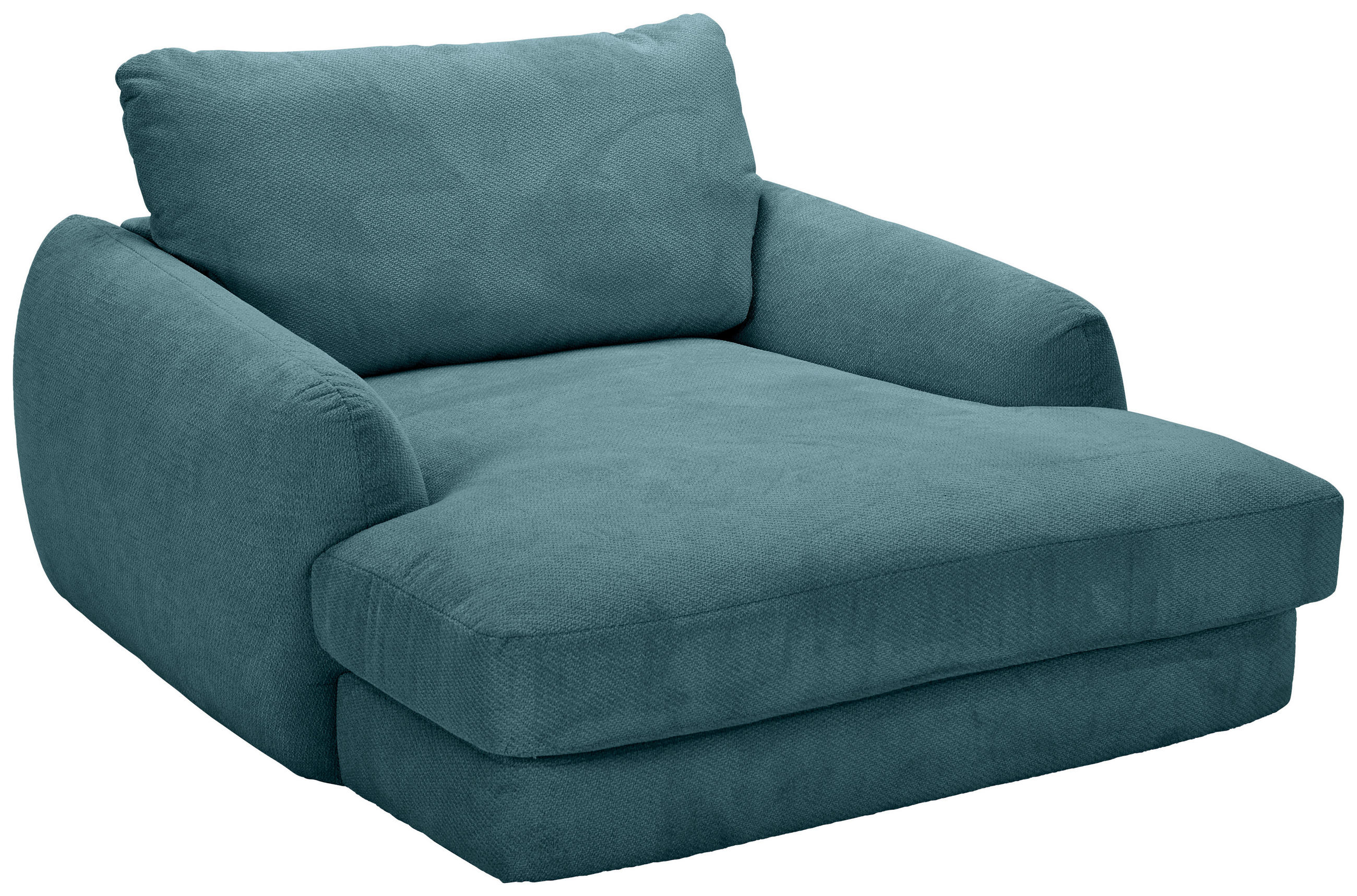 XXL-SESSEL - Petrol/Schwarz, KONVENTIONELL, Kunststoff/Textil (132/81/158cm) - Carryhome