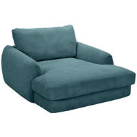 XXL-SESSEL - Petrol/Schwarz, KONVENTIONELL, Kunststoff/Textil (132/81/158cm) - Carryhome