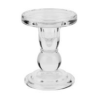 STOJAN NA SVIEČKU  sklo - číra, Basics, sklo (8,5/11,5cm) - Ambia Home