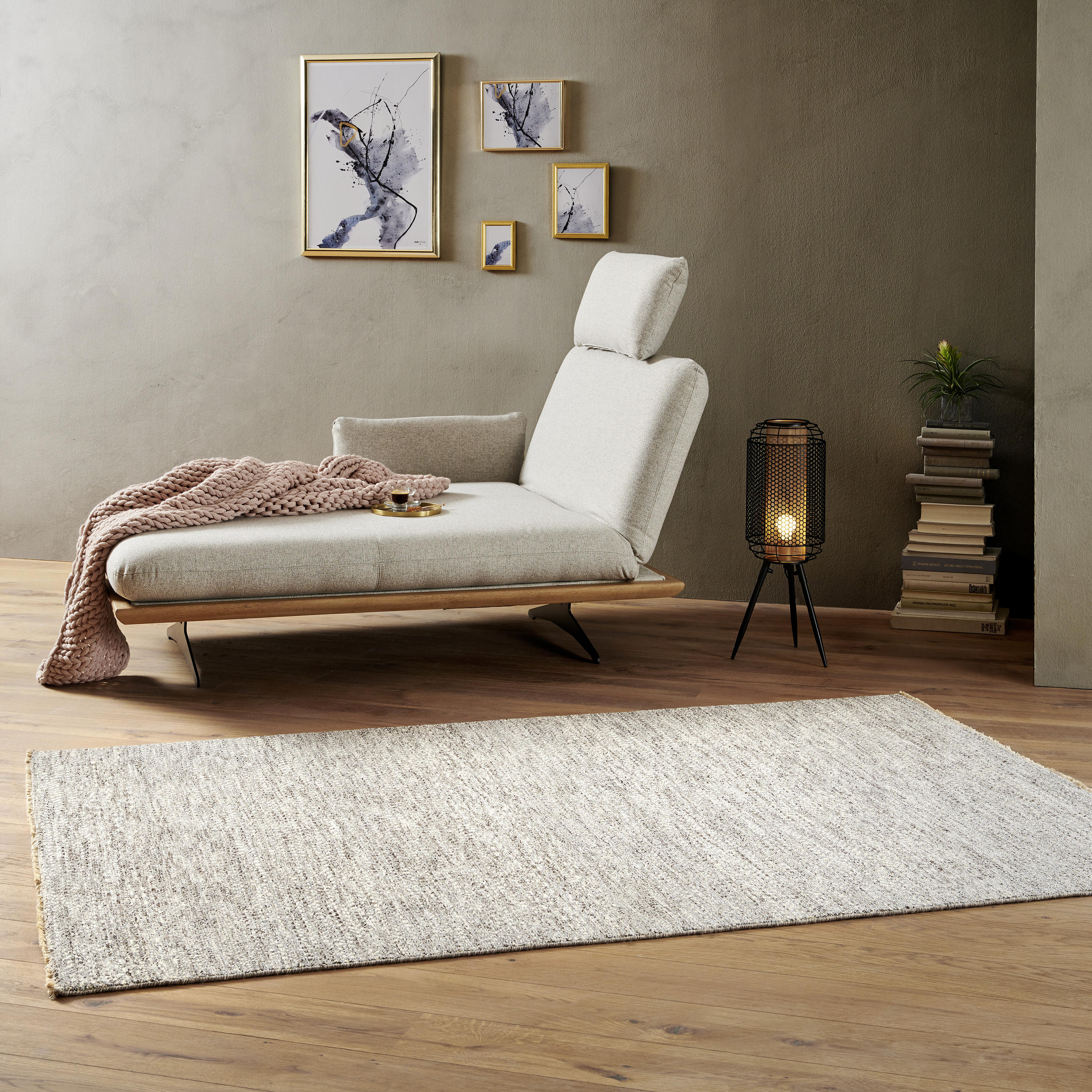 ORIENTALISK MATTA 80/200 cm Apocalypse XLII  - vit/grå, Klassisk, textil (80/200cm) - Cazaris
