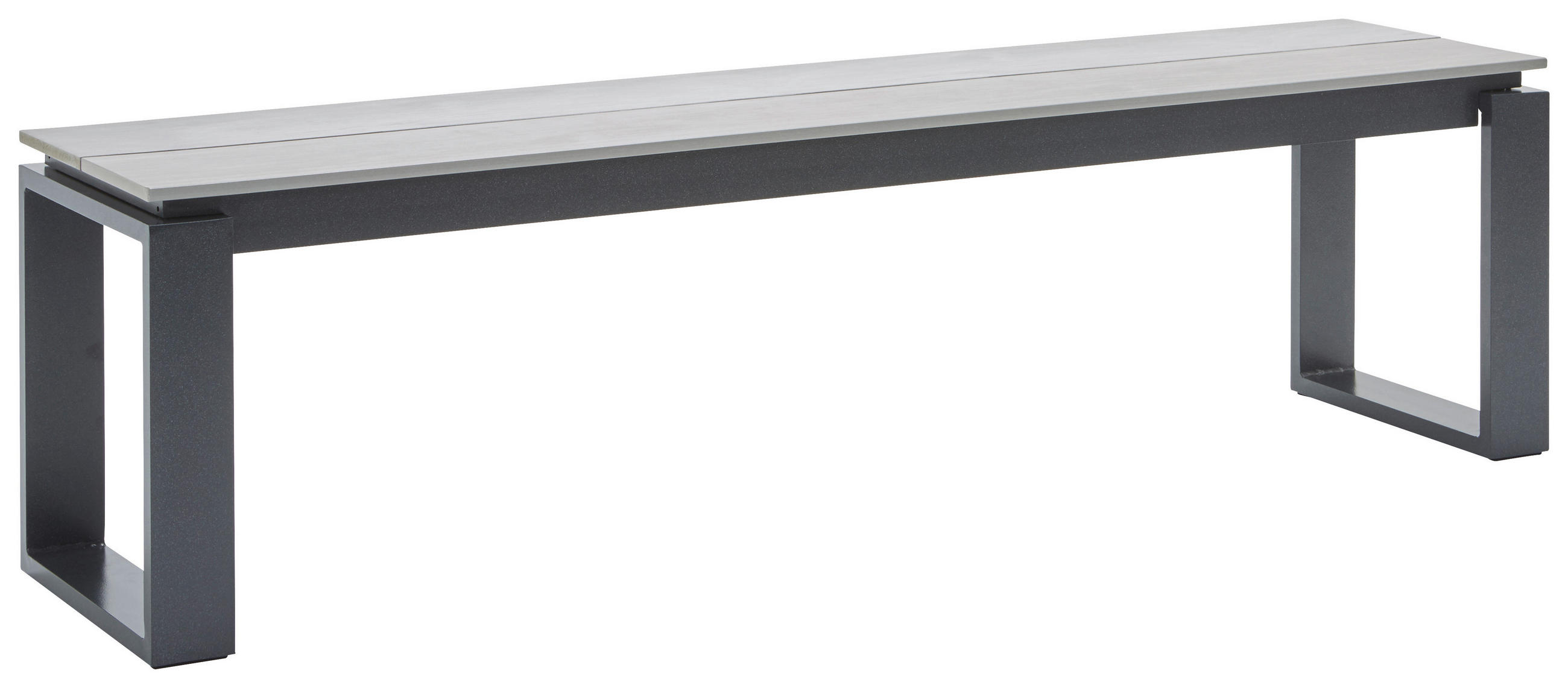 VRTNA KLOP  aluminij  - črna/siva, Moderno, kovina/umetna masa (160/44/36cm) - Ambia Garden