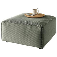 TABURETKA, textil, 80/71/80 cm - čierna/zelená, Design, textil/plast (80/71/80cm) - Livetastic