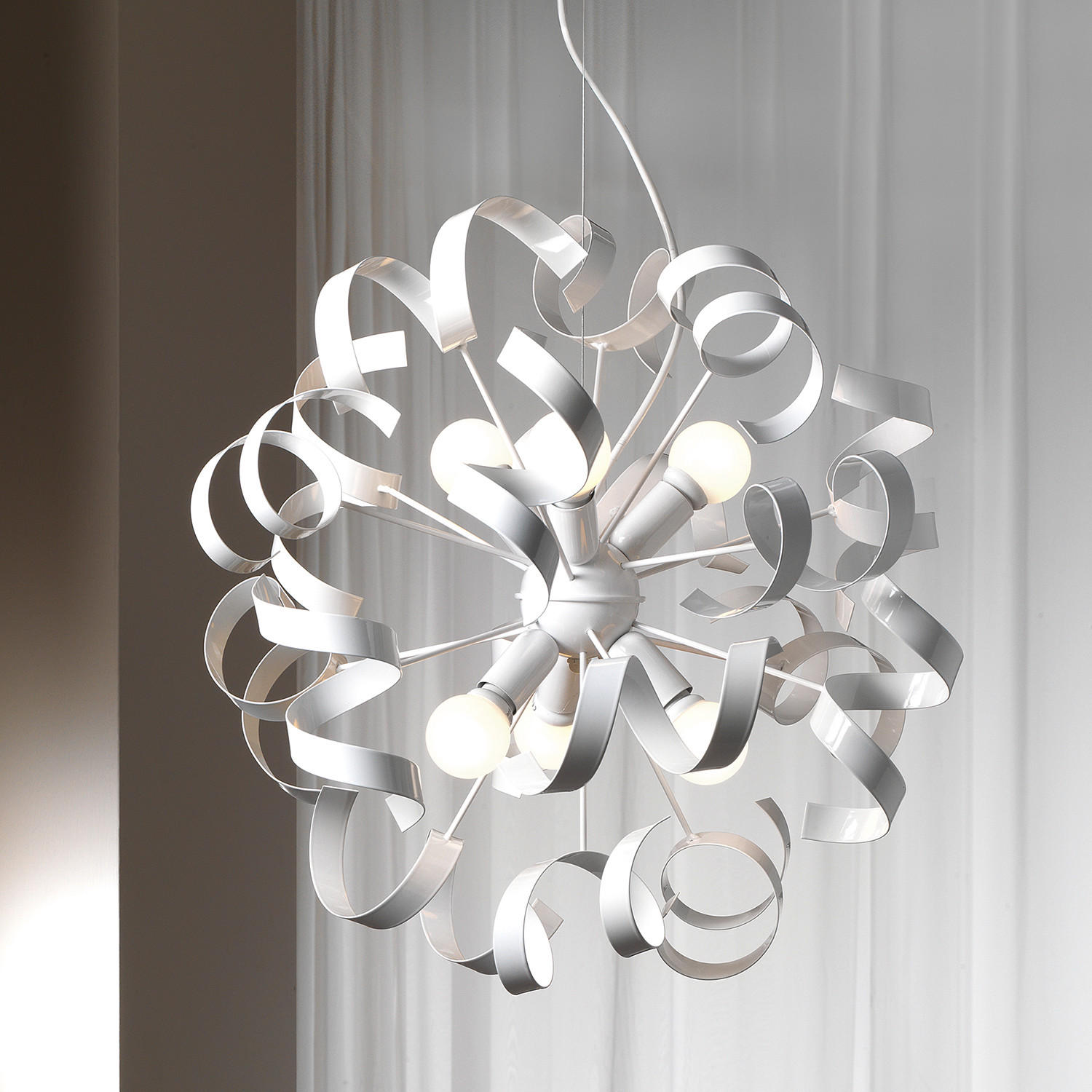 HÄNGELEUCHTE 50/150 cm  - Weiß, Design, Metall (50/150cm)
