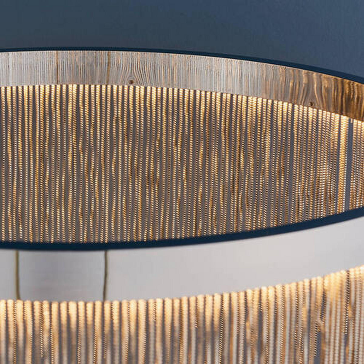 LED-HÄNGELEUCHTE 45/170 cm  - Silberfarben/Messingfarben, Design, Metall (45/170cm) - ENDON