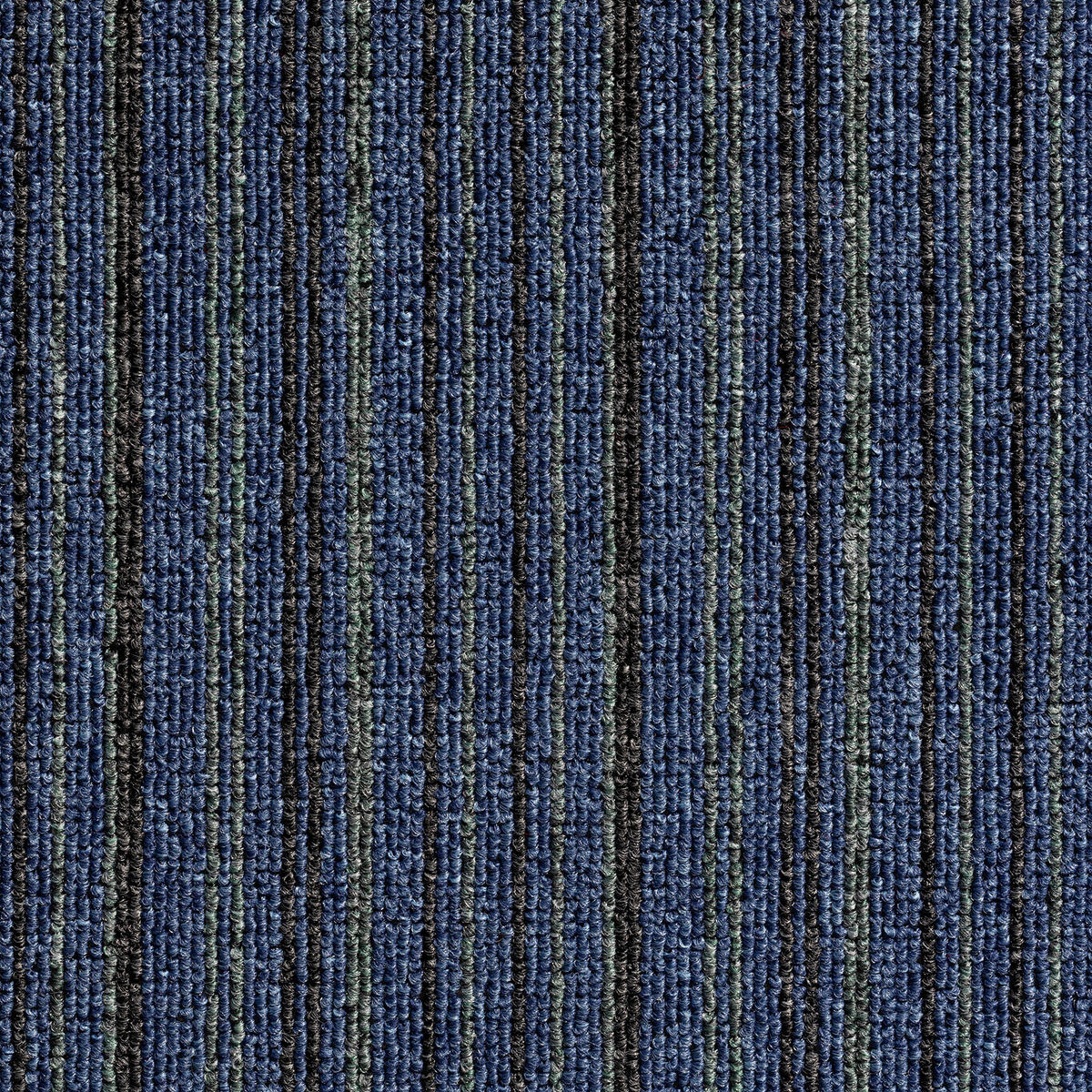 TEPPICHFLIESE - Blau/Grau, Basics, Textil (50/50cm)